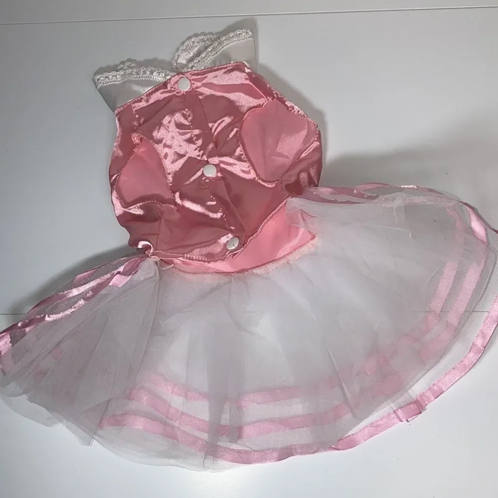 Tutu Tulle & Satin Fancy Dog Dress